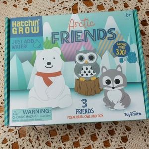 *Free Add-On* Hatchn' grow arctic friends 3 piece children's toy set